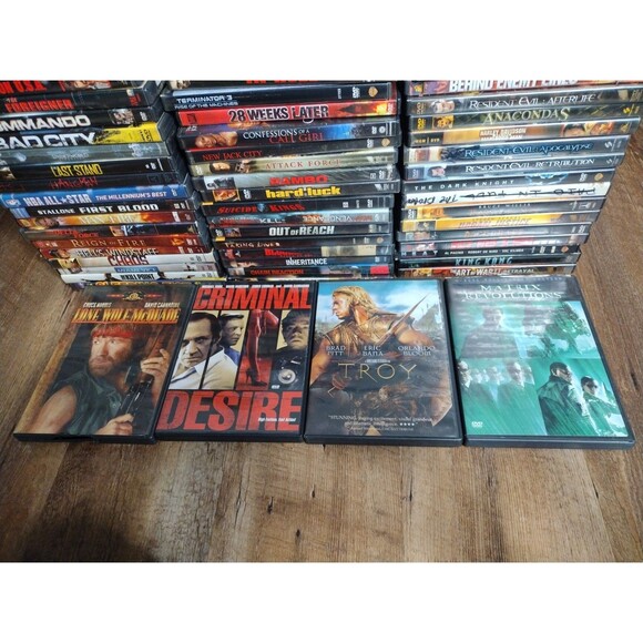 DVD Action Movies Lot Bundle 59 Total - Picture 2 of 15